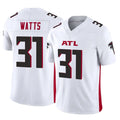 A.Falcons #31 Xavier Watts Player White Vapor F.U.S.E. Limited Gdoa Stitched Jerseys
