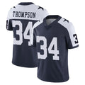 D.Cowboys #34 Jalen Thompson Player Navy-White Limited Alternate Vapor Untouchable Home Game Gdoa Stitched Jerseys