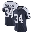 D.Cowboys #34 Jalen Thompson Player Navy-White Limited Alternate Vapor Untouchable Home Game Gdoa Stitched Jerseys