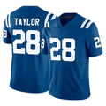 IN.Colts #28 Jonathan Taylor Player Royal Limited Vapor F.U.S.E. Home Game Gdoa Stitched Jerseys
