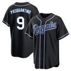 KC.Royals #9 Vinnie Pasquantino Player Black Carbon Fashion Home Game Gdoa Stitched Jerseys