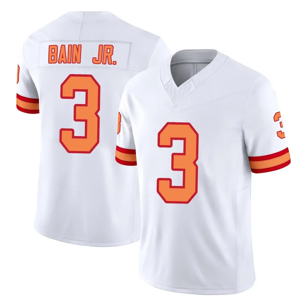 TB.Buccaneers #3 Rueben Bain Jr. Player White Limited '76 Vapor F.U.S.E. Home Game Gdoa Stitched Jerseys