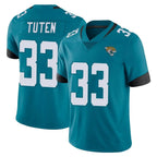 J.Jaguars #33 Bhayshul Tuten Player Teal Vapor Untouchable Limited Home Game Gdoa Stitched Jerseys