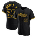 A.Braves #23 Michael Harris II Player Black Snake Skin City Limited Elite Home Game Gdoa Stitched Jerseys