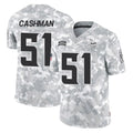 M.Vikings #51 Blake Cashman Player Arctic Camo Salute To Service Limited Game Gdoa Stitched Jerseys