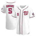 W.Nationals #5 CJ Abrams Player White Alternate Elite Fdoa Stitched Jerseys