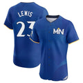 M.Twins #23 Royce Lewis Player Royal City Connect Limited Elite Home Fdoa Stitched Jerseys