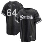 C.White Sox #64 Shane Smith Player Black City Connect Home Game Gdoa Stitched Jerseys
