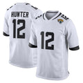 J.Jaguars #12 Travis Hunter Player White Home Game Gdoa Stitched Jerseys