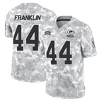 GB.Packers #44 Zaire Franklin Player Arctic Camo Salute To Service Limited Gdoa Stitched Jerseys