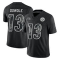 P.Steelers #13 Rico Dowdle Player Black Limited 2026 Salute to Service Home Game Gdoa Stitched Jerseys