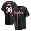 C.Guardians #38 Steven Kwan Player Black Fashion Out Home Game Gdoa Stitched Jerseys