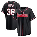 C.Guardians #38 Steven Kwan Player Black Fashion Out Home Game Gdoa Stitched Jerseys