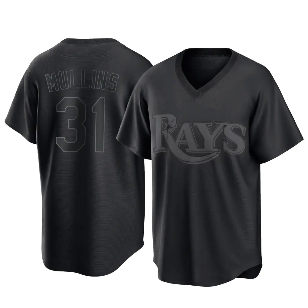 T.Bay Rays #31 Cedric Mullins Player Black Home Game Fdoa Stitched Jerseys