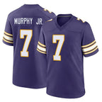 M.Vikings #7 Byron Murphy Jr. Player Purple Classic Home Game Gdoa Stitched Jerseys