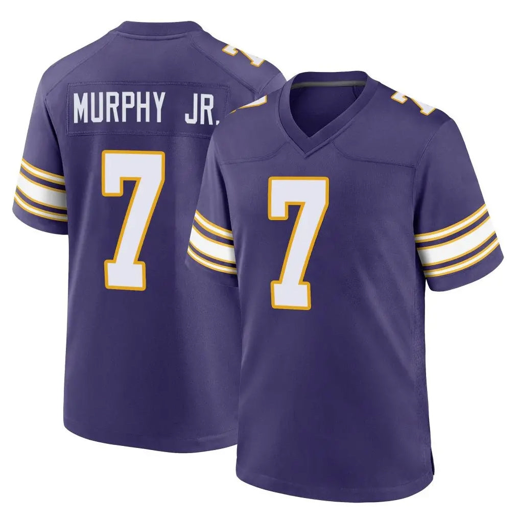 M.Vikings #7 Byron Murphy Jr. Player Purple Classic Home Game Gdoa Stitched Jerseys