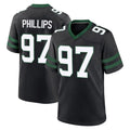 NY.Jets #97 Harrison Phillips Player Black Legacy Home Game Gdoa Stitched Jerseys