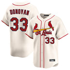 St. Louis Cardinals #33 Brendan Donovan Player Cream Home Limited Fdoa Stitched Jerseys