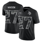 MN.Vikings #27 Jordan Mason Player Black Limited 2026 Salute to Service Home Game Gdoa Stitched Jerseys