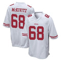 SF.49ers #68 Colton McKivitz Player White Home Game Gdoa Stitched Jerseys
