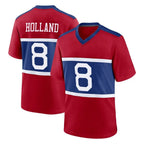 NY.Giants #8 Jevon Holland Player Red Century Home Game Gdoa Stitched Jerseys