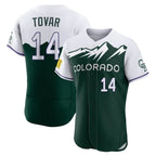 C.Rockies #14 Ezequiel Tovar Player Green City Connect Limited Elite Home Gdoa Stitched Jerseys