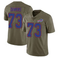 B.Bills #73 Dion Dawkins Player Olive Salute To Service Limited Gdoa Stitched Jerseys