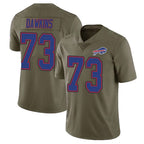 B.Bills #73 Dion Dawkins Player Olive Salute To Service Limited Gdoa Stitched Jerseys