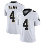 NO.Saints #4 Zach Wilson Player White Limited Vapor Untouchable Home Game Gdoa Stitched Jerseys