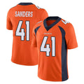 D.Broncos #41 Drew Sanders Player Orange Color Vapor Untouchable Limited Game Gdoa Stitched Jerseys