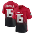 A.Falcons #15 Brian Robinson Player Red Home Game Gdoa Stitched Jerseys