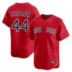 B.Red Sox #44 Aroldis Chapman Player Red Limited Home Game Gdoa Stitched Jerseys