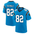 C.Panthers #82 Tommy Tremble Player Blue Home Game Gdoa Stitched Jerseys
