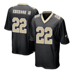 NO.Saints #22 Martin Emerson Jr. Player Black Home Game Gdoa Stitched Jerseys
