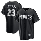 S.Diego Padres #23 Fernando Tatis Jr Player Black Home Game Fdoa Stitched Jerseys