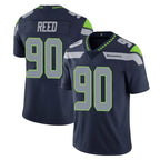 S.Seahawks #90 Jarran Reed Player Navy Limited Vapor Untouchable Home Game Gdoa Stitched Jerseys