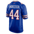 B.Bills #44 Joe Andreessen Player Royal Home Game Gdoa Stitched Jerseys
