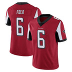 A.Falcons #6 Nick Folk Player Red Color Vapor Untouchable Limited Home Game Gdoa Stitched Jerseys