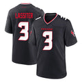 H.Texans #3 Kamari Lassiter Player Navy Team Home Game Gdoa Stitched Jerseys