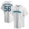 S.Mariners #56 Randy Arozarena Player White Home Game Fdoa Stitched Jerseys