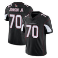 A.Cardinals #70 Paris Johnson Jr. Player Black Vapor Limited Home Game Gdoa Stitched Jerseys