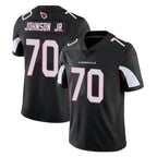 A.Cardinals #70 Paris Johnson Jr. Player Black Vapor Limited Home Game Gdoa Stitched Jerseys
