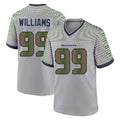 S.Seahawks #99 Leonard Williams Player Grey 2025 Rivalries Collection Home Game Gdoa Stitched Jerseys