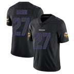 M.Vikings #27 Jordan Mason Player Black Impact LImited Home Game Gdoa Stitched Jerseys