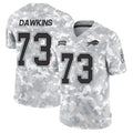 B.Bills #73 Dion Dawkins Player Arctic Camo Salute to Service Limited Gdoa Stitched Jerseys