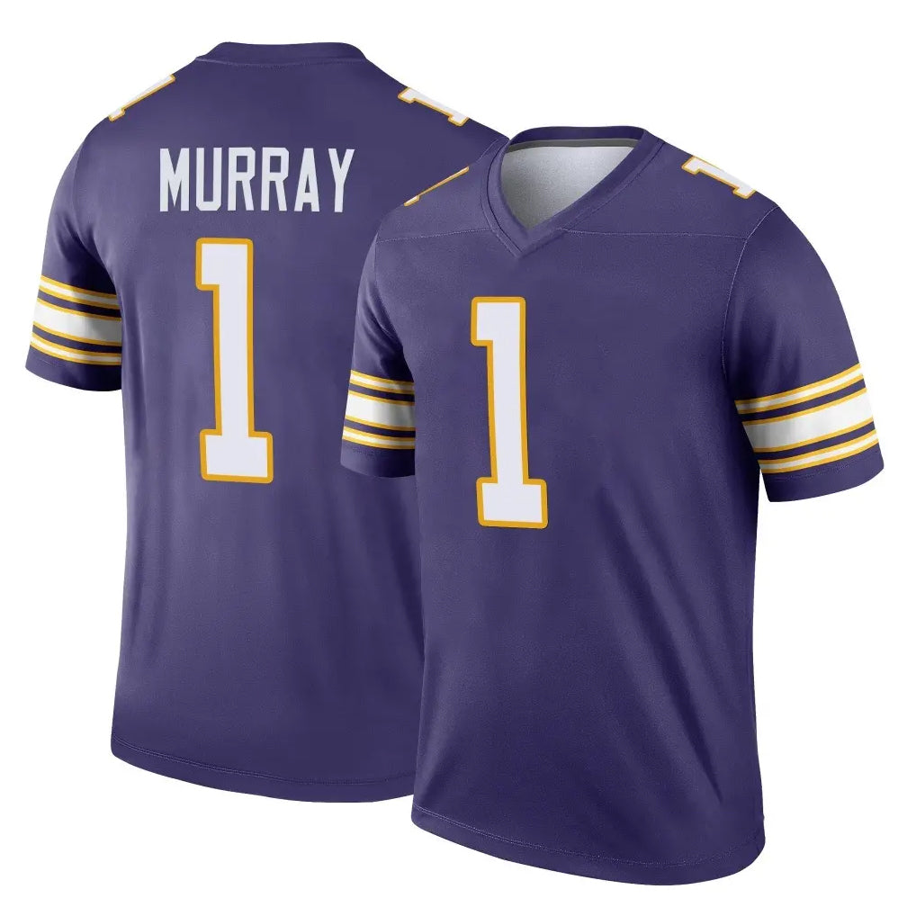 M.Vikings #1 Kyler Murray Player Purple Limited Classic Home Game Gdoa Stitched Jerseys