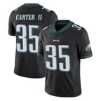 P.Eagles #35 Michael Carter II Player Black Limited Vapor Untouchable Home Game Gdoa Stitched Jerseys