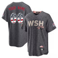 Custom W.Nationals Gray City Connect USA 250 Fourth of July Limited Home Game Any Name & Number Gdoa Stitched Jerseys
