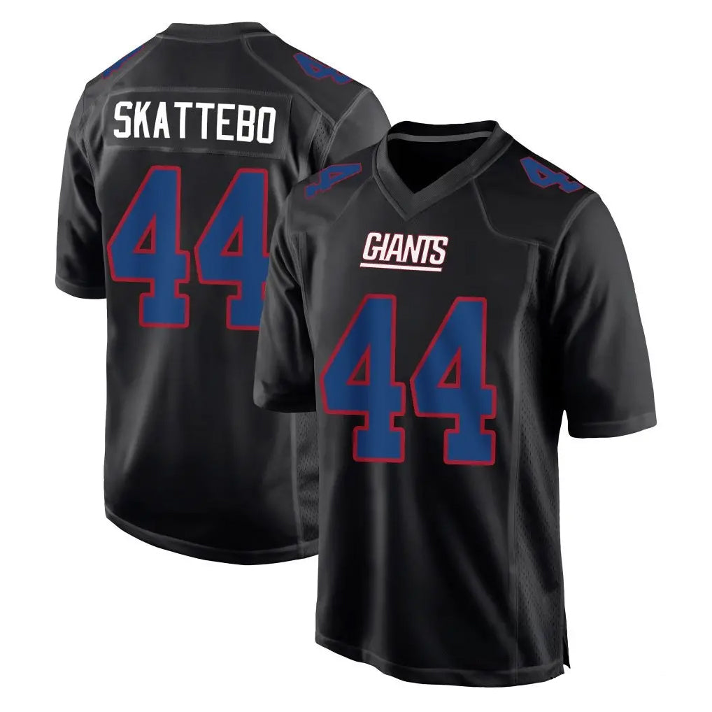 NY.Giants #44 Cam Skattebo Player Carbon Fashion Limited Home Game Gdoa Stitched Jerseys