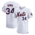 NY.Mets #34 Kodai Senga Player White Home Limited Elite Fdoa Stitched Jerseys